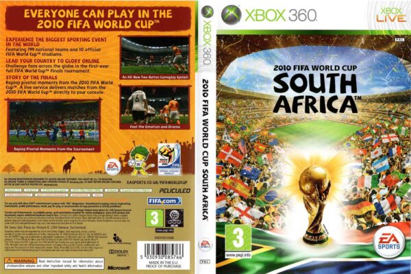 Hra 2010 FIFA World Cup South Africa pro XBOX 360 X360 konzole