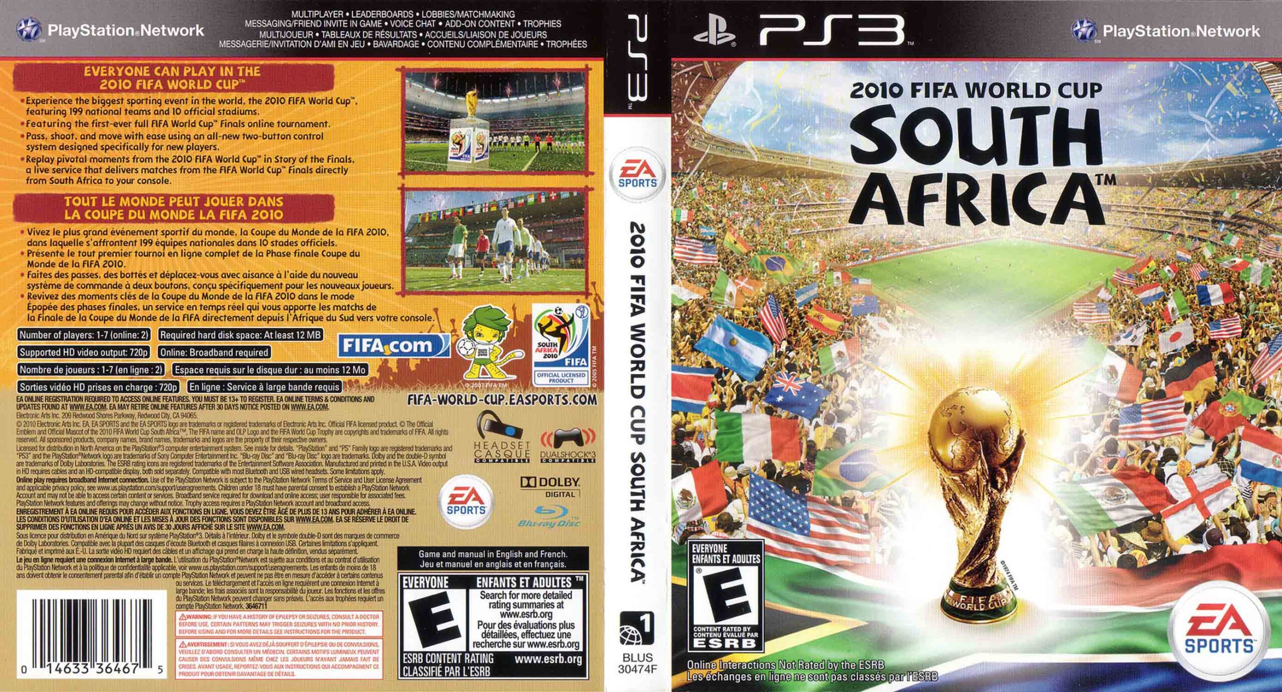2010 FIFA World Cup South Africa pro PS3 — mistrovství světa