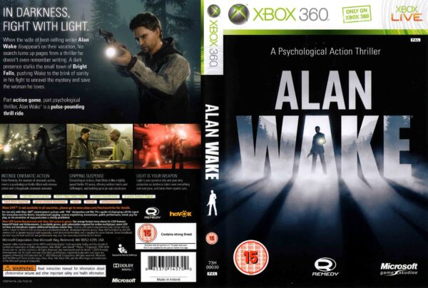 Hra Alan Wake pro XBOX 360 X360 konzole