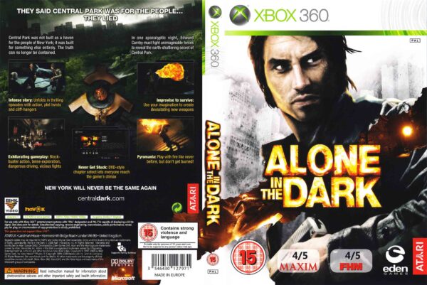 Hra Alone In The Dark pro XBOX 360 X360 konzole