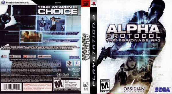 Hra Alpha Protocol: The Espionage RPG pro PS3 Playstation 3 konzole