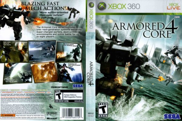 Hra Armored Core 4 pro XBOX 360 X360 konzole