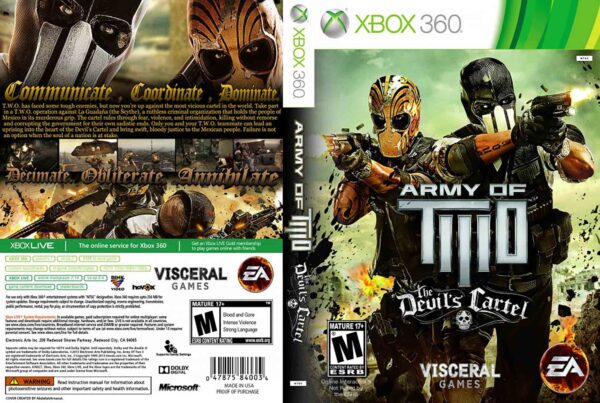 Hra Army Of Two: The Devil's Cartel pro XBOX 360 X360 konzole