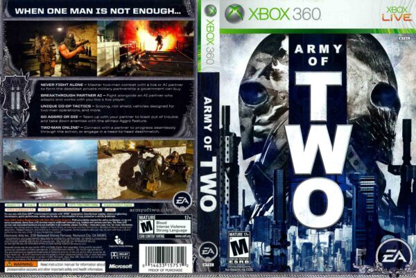 Hra Army Of Two pro XBOX 360 X360 konzole