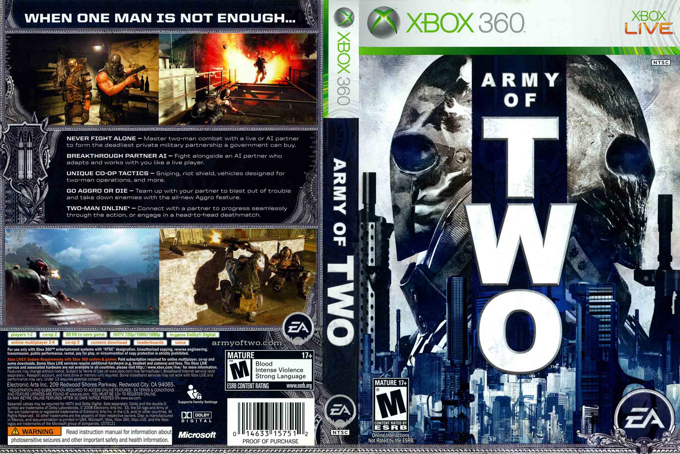 Xbox 360 life. Игра на Xbox 360 Army of two. Army of two Xbox 360 обложка. Army of two на Икс бокс 360. Army of two ps3 обложка.