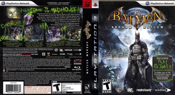 Hra Batman: Arkham Asylum pro PS3 Playstation 3 konzole