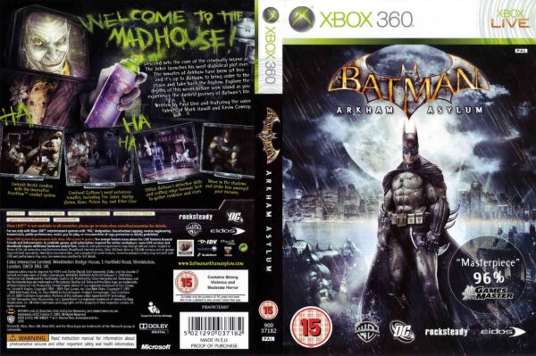 Hra Batman: Arkham Asylum pro XBOX 360 X360 konzole