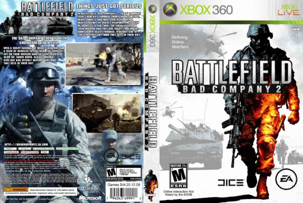 Hra Battlefield: Bad Company 2 pro XBOX 360 X360 konzole