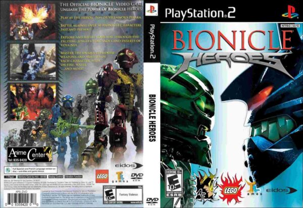 Hra Bionicle Heroes pro PS2 Playstation 2 konzole