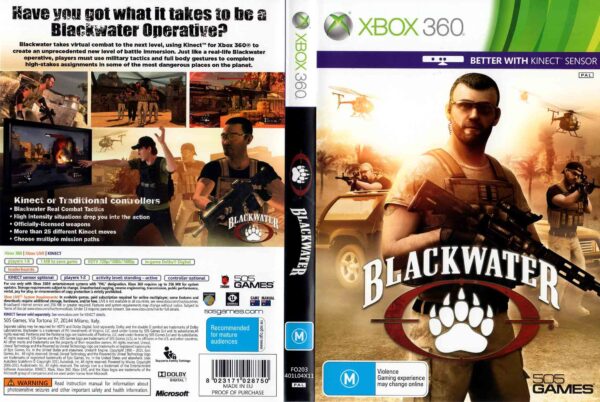 Hra Blackwater pro XBOX 360 X360 konzole