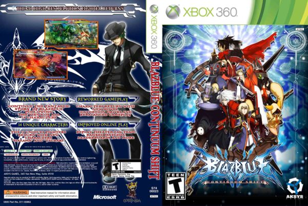 Hra BlazBlue: Continuum Shift Extend pro XBOX 360 X360 konzole