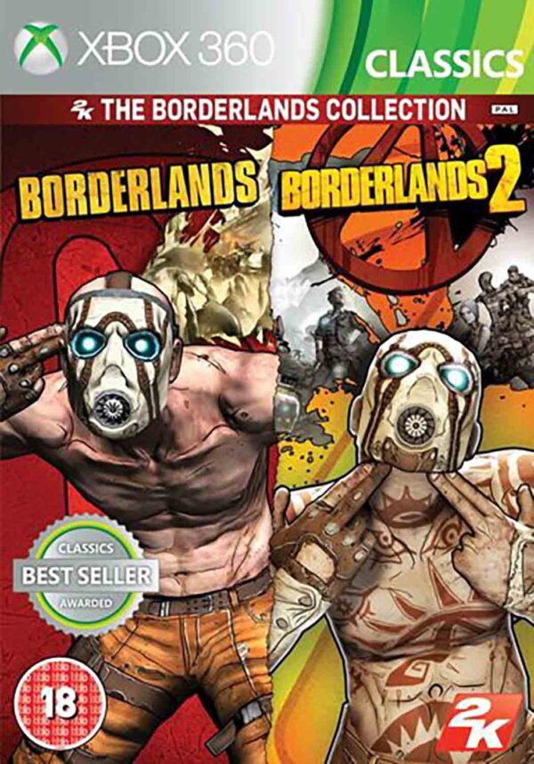 Hra Borderlands 1 + Borderlands 2 (dual pack) pro XBOX 360 X360 konzole