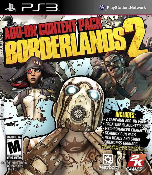 Hra Borderlands 2: Add-On Content Pack pro PS3 Playstation 3 konzole