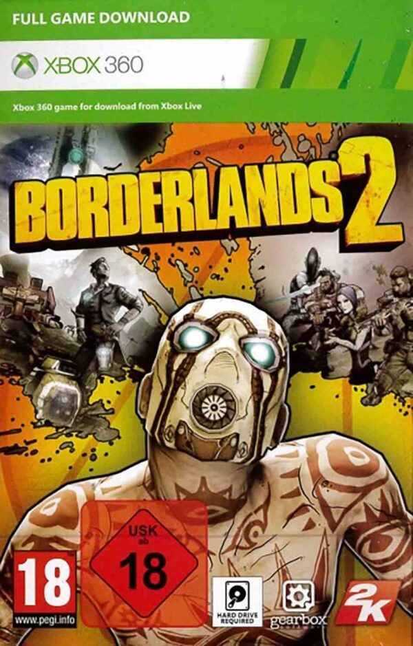 Hra Borderlands 2 (kód ke stažení) pro XBOX 360 X360 konzole