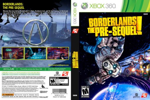 Hra Borderlands: The Pre-Sequel! pro XBOX 360 X360 konzole