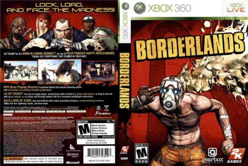 Hra Borderlands pro XBOX 360 X360 konzole