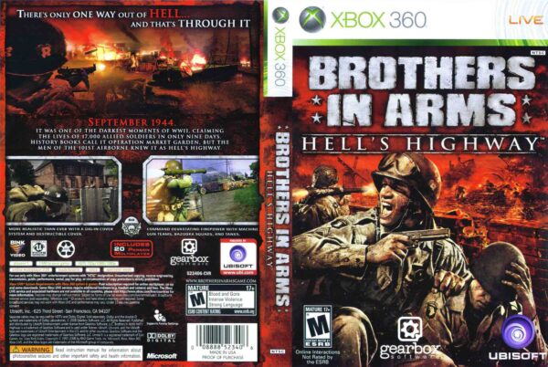 Hra Brothers In Arms: Hell's Highway pro XBOX 360 X360 konzole