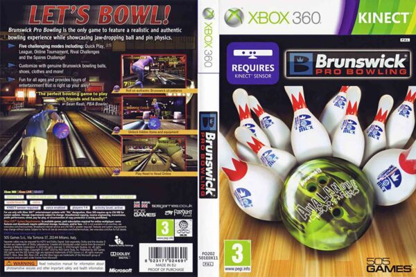 Hra Brunswick Pro Bowling pro XBOX 360 X360 konzole