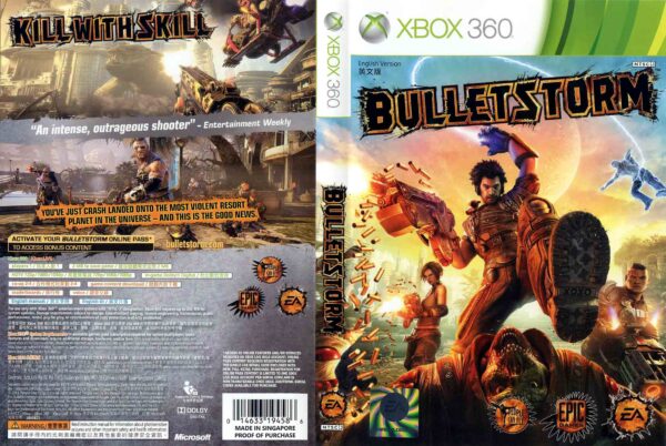 Hra Bulletstorm pro XBOX 360 X360 konzole