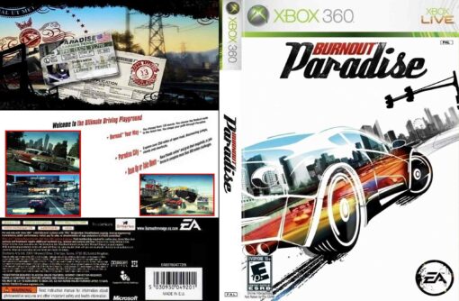 Hra Burnout Paradise pro XBOX 360 X360 konzole