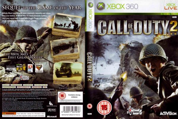 Hra Call Of Duty 2 pro XBOX 360 X360 konzole