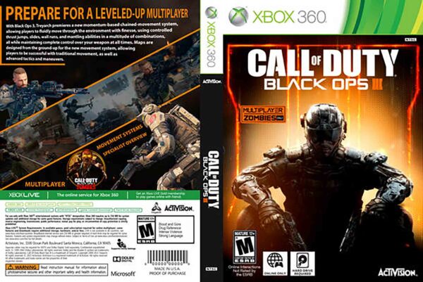 Hra Call Of Duty: Black Ops 3 III pro XBOX 360 X360 konzole