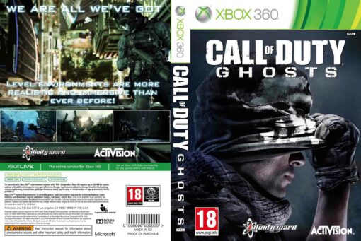 Hra Call Of Duty: Ghosts (kód ke stažení) pro XBOX 360 X360 konzole