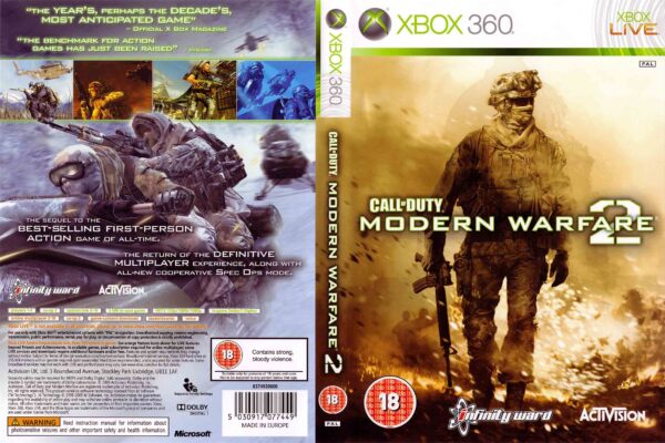 Hra Call Of Duty: Modern Warfare 2 pro XBOX 360 X360 konzole