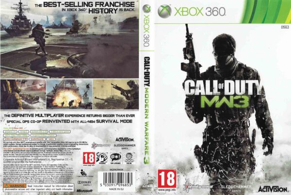 Hra Call Of Duty: Modern Warfare 3 pro XBOX 360 X360 konzole