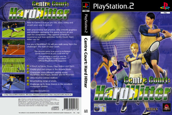Hra Centre Court: Hard Hitter pro PS2 Playstation 2 konzole