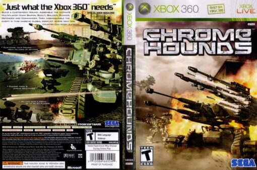 Hra Chromehounds pro XBOX 360 X360 konzole