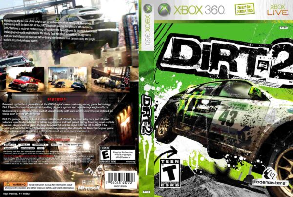 Hra Colin McRae DiRT 2 pro XBOX 360 X360 konzole