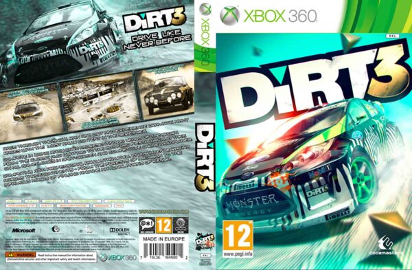 Hra Colin McRae DiRT 3 pro XBOX 360 X360 konzole