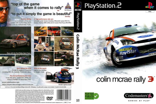 Hra Colin McRae Rally 3 pro PS2 Playstation 2 konzole