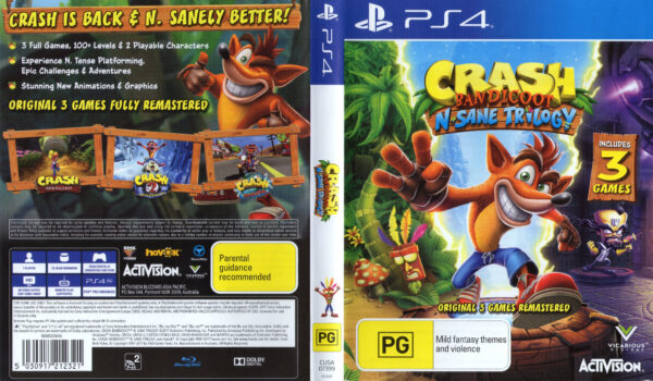 Hra Crash Bandicoot N. Sane Trilogy pro PS4 Playstation 4 konzole