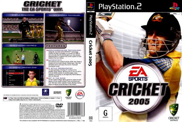 Hra Cricket 2005 pro PS2 Playstation 2 konzole