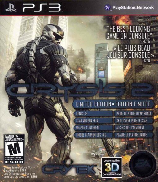 Hra Crysis 2 pro PS3 Playstation 3 konzole