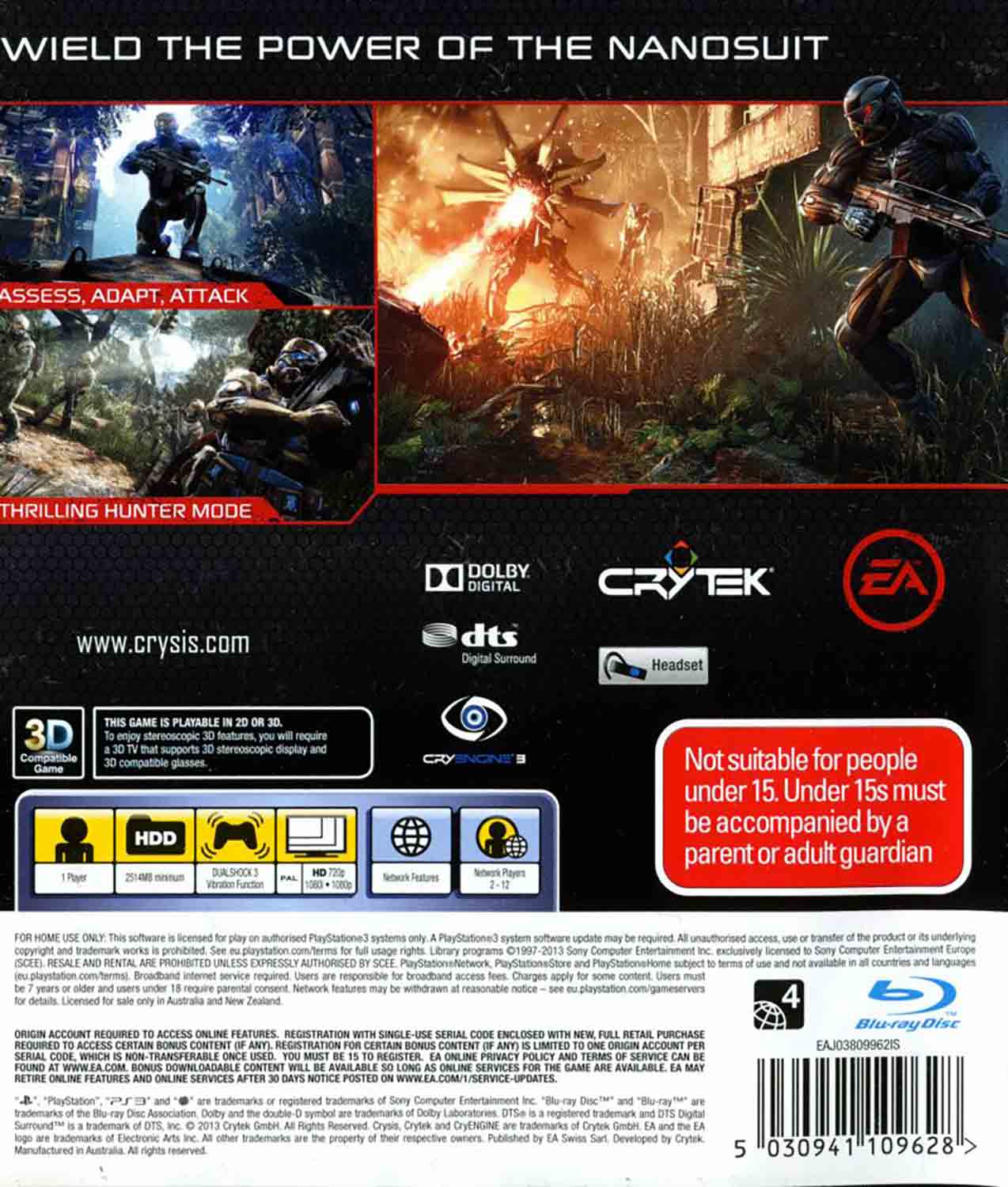 Hra Crysis 3 pro PS3 Playstation 3 konzole