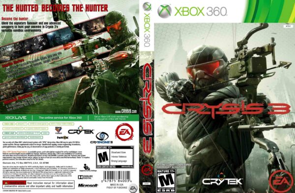 Hra Crysis 3 pro XBOX 360 X360 konzole