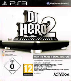 Hra DJ Hero 2 vč. DJ konzole pro PS3 Playstation 3 konzole