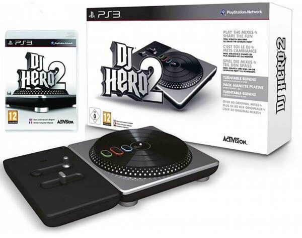 Hra DJ Hero 2 vč. DJ konzole pro PS3 Playstation 3 konzole