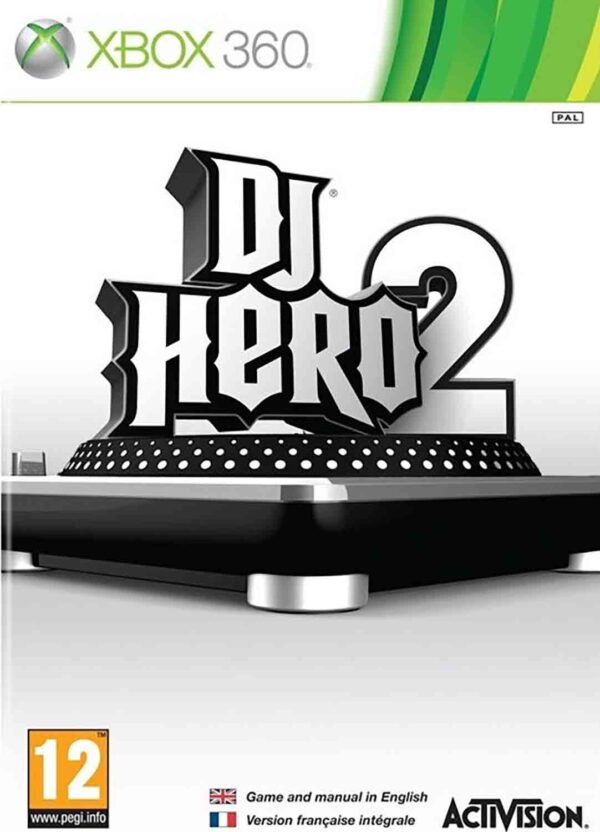 Hra DJ Hero 2 vč. DJ konzole pro XBOX 360 X360 konzole