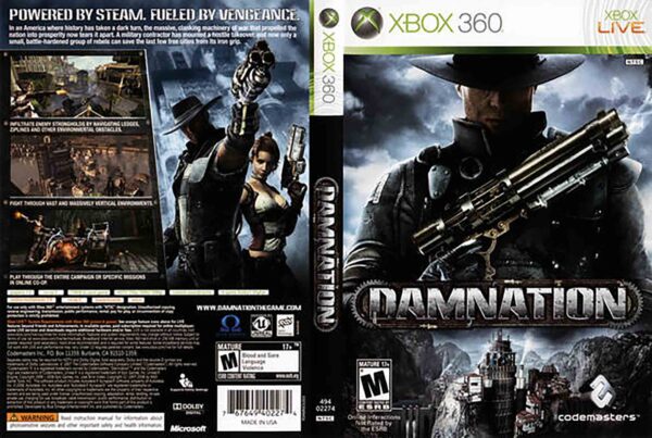 Hra Damnation pro XBOX 360 X360 konzole