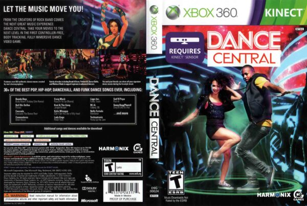 Hra Dance Central pro XBOX 360 X360 konzole