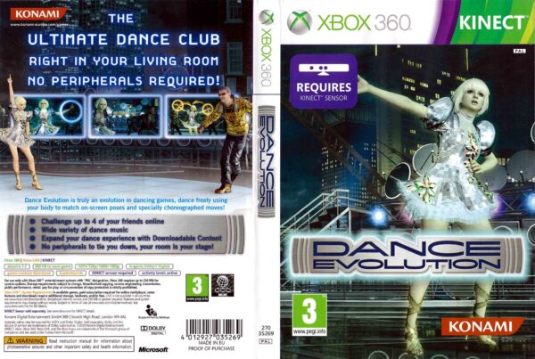 Hra Dance Evolution pro XBOX 360 X360 konzole