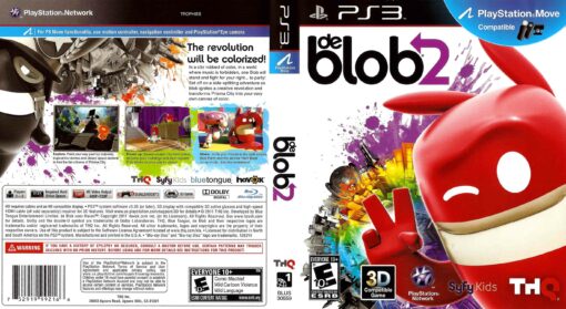 Hra De Blob 2 pro PS3 Playstation 3 konzole