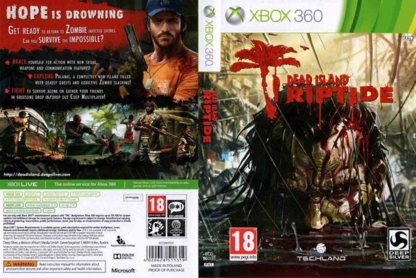 Hra Dead Island: Riptide pro XBOX 360 X360 konzole