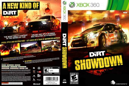 Hra DiRT Showdown pro XBOX 360 X360 konzole