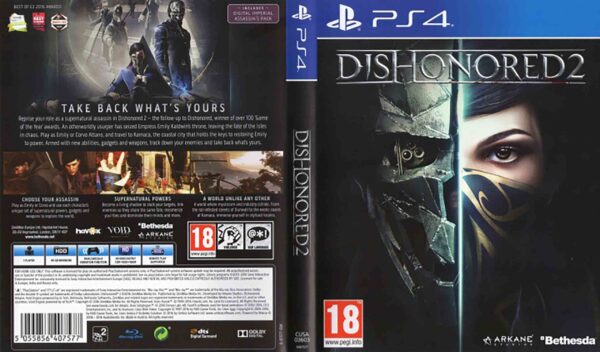 Hra Dishonored 2 pro PS4 Playstation 4 konzole