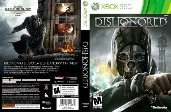 Hra Dishonored pro XBOX 360 X360 konzole